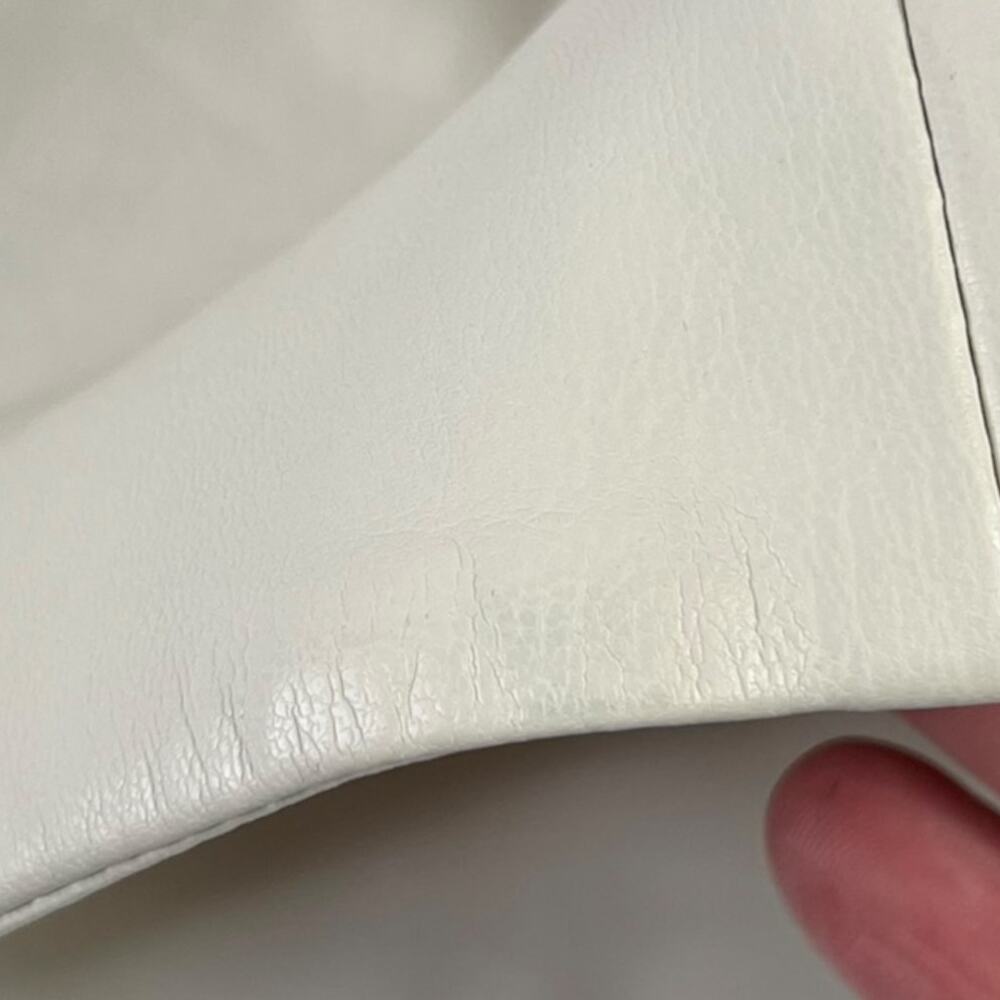 Veronica Beard Beacon Dickey Jacket Faux Leather Ecru Size 0 NWT - Picture 11 of 12